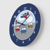 Transport-Uhr Große Wanduhr (Winkel)