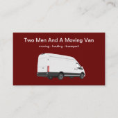 Transport- und Abfertigungsdienste Visitenkarte (Vorderseite)