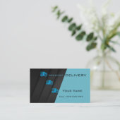 Transport und Lieferung Visitenkarte (Stehend Vorderseite)