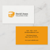 Transport-und Logistik-Logo-Visitenkarte Visitenkarte (Vorne/Hinten)