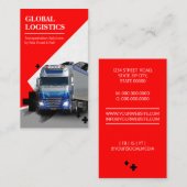 Transport- und Logistikunternehmen Visitenkarte (Vorne/Hinten)