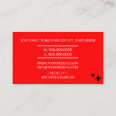 Transport- und Logistikunternehmen  Visitenkarte (Rückseite)