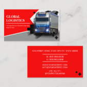 Transport- und Logistikunternehmen Visitenkarte (Vorne/Hinten)