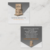 Transport- und Speicherdienstleistungen Quadratische Visitenkarte (Vorne/Hinten)