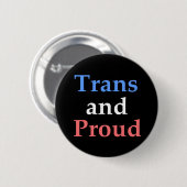 Transport und stolzes - Gay Pride Button (Vorne & Hinten)