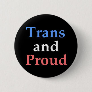 Transport und stolzes - Gay Pride Button