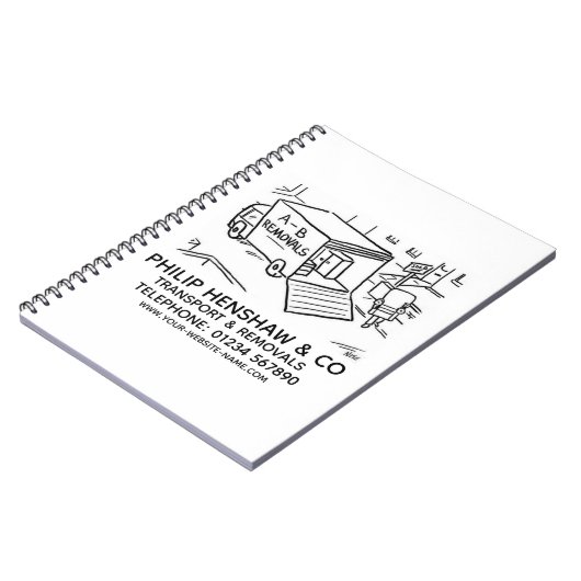 Transport- und UmzugsNotebook Notizblock (Linke Seite)