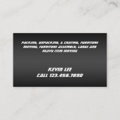 Transport Visitenkarte (Rückseite)