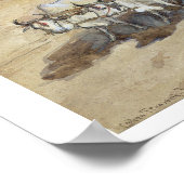 Transport von Baumwolle, Indien, 1862 (w/c über Bl Poster (Ecke)