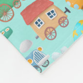 Transport von Kindern Fleecedecke (Ecke)