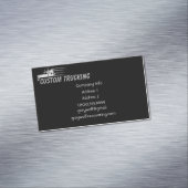 Transport von LKWs Magnetische Visitenkarte (Beispiel)