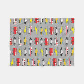 Transport von Notaren Fleecedecke (Vorderseite (Horizontal))