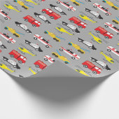 Transport von Notaren Geschenkpapier (Ecke)