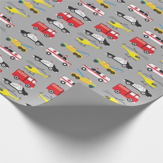 Transport von Notaren Geschenkpapier (Ecke)