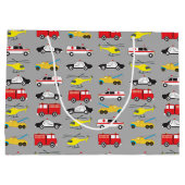 Transport von Notaren Große Geschenktüte (Rückseite)