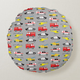 Transport von Notaren Rundes Kissen