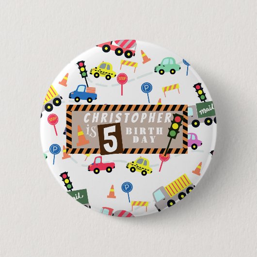 Transport White Button (Vorderseite)