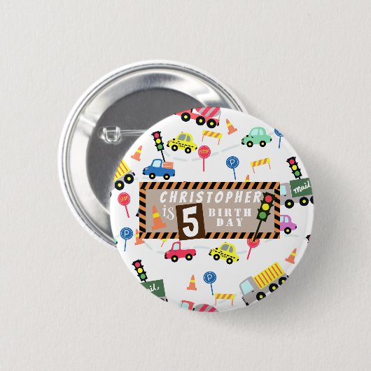 Transport White Button (Vorne & Hinten)