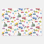 Transport White Geschenkpapier Set (Vorderseite 2)