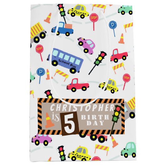 Transport White Mittlere Geschenktüte (Vorderseite)