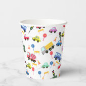 Transport White Pappbecher (Rückseite)