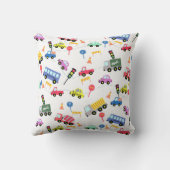 Transport White Throw Kissen (Rückseite)