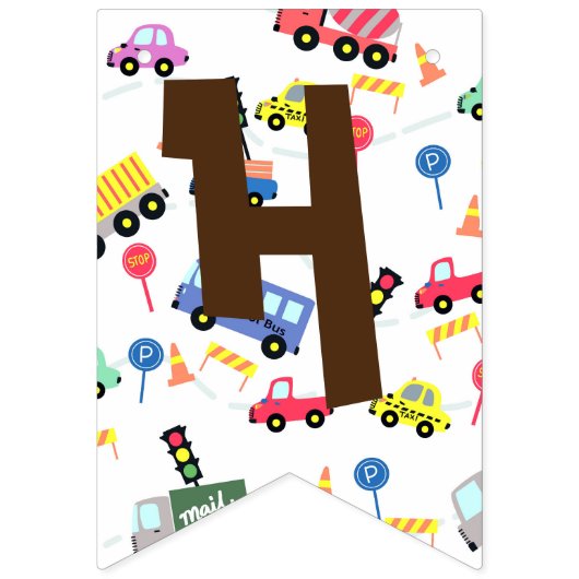 Transport White Wimpelkette (Zweite Fahne)