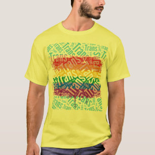 TRANSPORT-WORT-MUSTER-FLAGGE T-Shirt