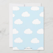 Transportation Activity Time Capsule Message Card Einladung (Rückseite)