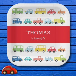 TRANSPORTATION AM GEBURTSTAG PAPPTELLER