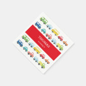 TRANSPORTATION AM GEBURTSTAG SERVIETTE (Ecke)