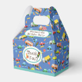 Transportation Blue Favor Box Geschenkschachtel (Vorderseite)