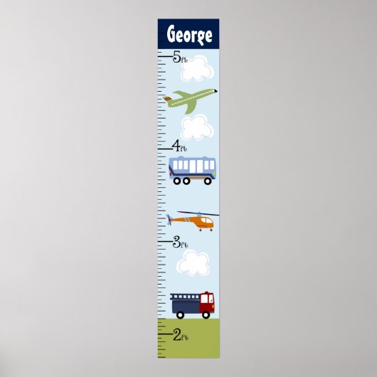 Transportation Growth Chart Behalte bei 8x44! Poster (Vorne)