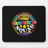 Transportation Squad Back To School Bus Driver Mon Mousepad (Vorne)