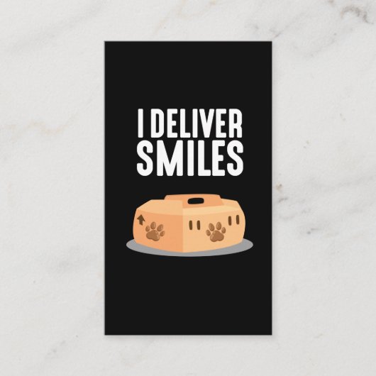 Transportbox für Tierheim-Adoption-Rettung Visitenkarte (Vorderseite)