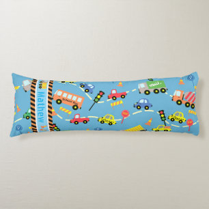 Transportboys blau seitenschläferkissen