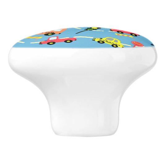 Transportboys Blue Keramikknauf (Seitenansicht)