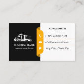 Transportbroschüre Visitenkarte (Rückseite)