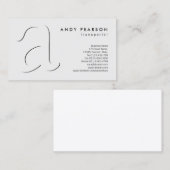 Transporter AutomotiveServices Shadow BoldMonogram Visitenkarte (Vorne/Hinten)