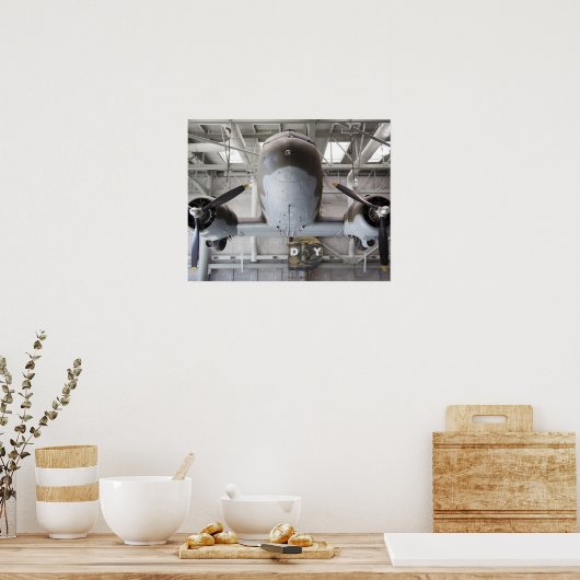 Transportflugzeug der C-47 Dakota, Poster (Küche)
