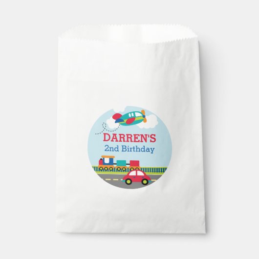 Transportfreundschaftstaschen (Personalisiert) Geschenktütchen (Vorderseite)