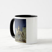 Transportieren der Reiterstatue von Louis Tasse (Vorderseite Links)