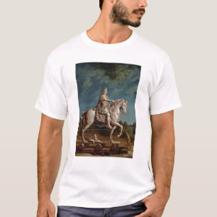 Transportieren der Reiterstatue von Louis XIV T-Shirt
