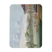 Transporting crates of tea (w/c on paper) magnet (Vertikal)