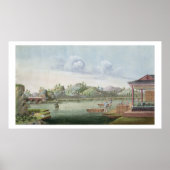 Transporting crates of tea (w/c on paper) poster (Vorne)