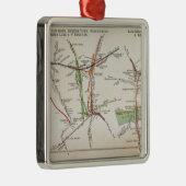 Transportkarte von London, c.1915 Ornament Aus Metall (Rechts)