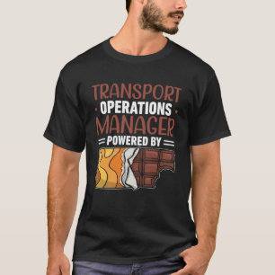 Transportmanager mit Schokolade T-Shirt