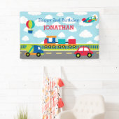 Transportmittel (Flugzeug-LKW) Backrop Banner (Insitu)