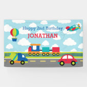 Transportmittel (Flugzeug-LKW) Backrop Banner (Horizontal)