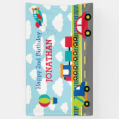 Transportmittel (Flugzeug-LKW) Backrop Banner (Vertikal)